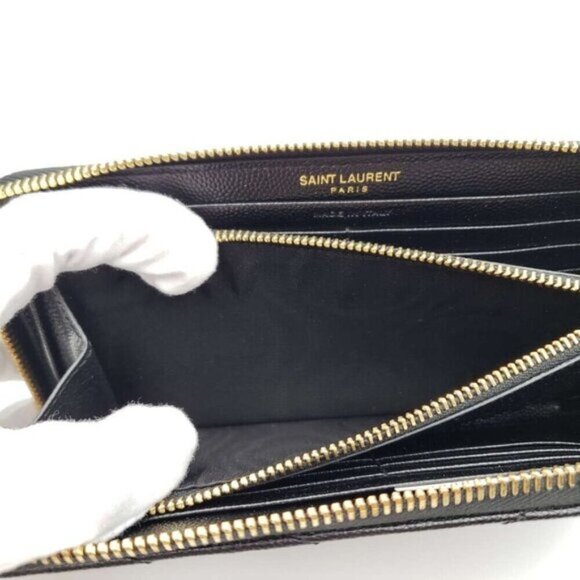 YVES SAINT LAURENT PARIS ZIPPY WALLET 375-080324 - Picture 8 of 10